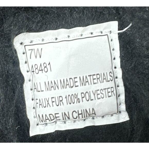 Totes Rogan Winter Boot 7W Gray Shiny Faux Fur Y2K School Snow Puffy Streetwear - Picture 12 of 15